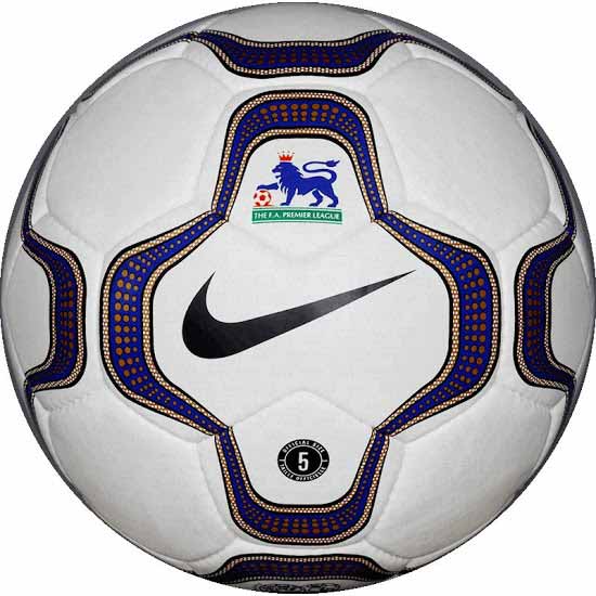Официальный мяч Английской премьер Лиги сезонов 2000-2001 NIKE GEO MERLIN