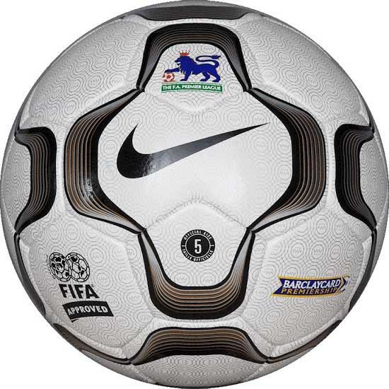 Официальный мяч Английской премьер Лиги сезонов 2002-2003, 2003-2004 — NIKE GEO MERLIN VAPOR